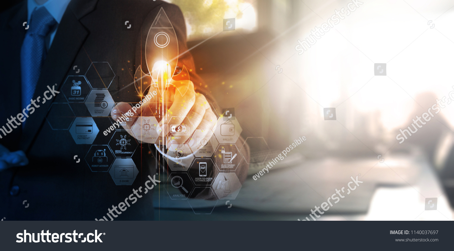He