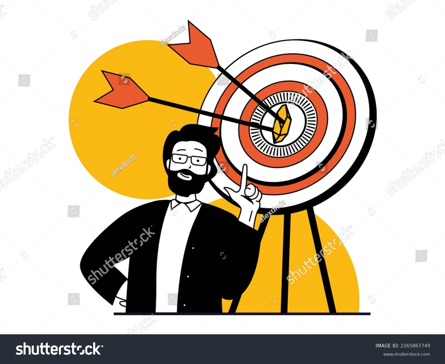 He